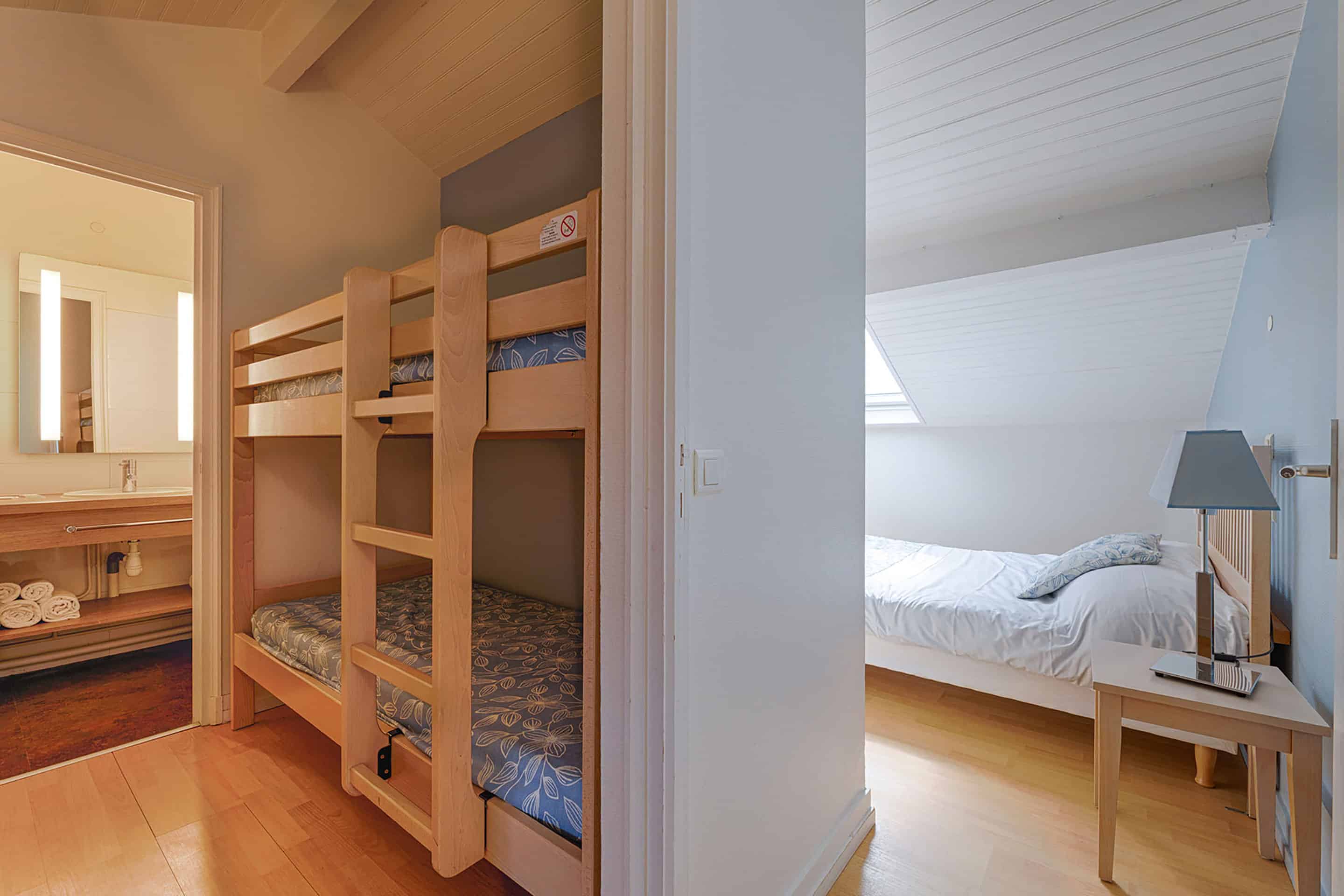 Bunk bedsat the Goélia Le Castel Normand holiday residence in Deauville Bunk bedsat the Goélia Le Castel Normand holiday residence in Deauville