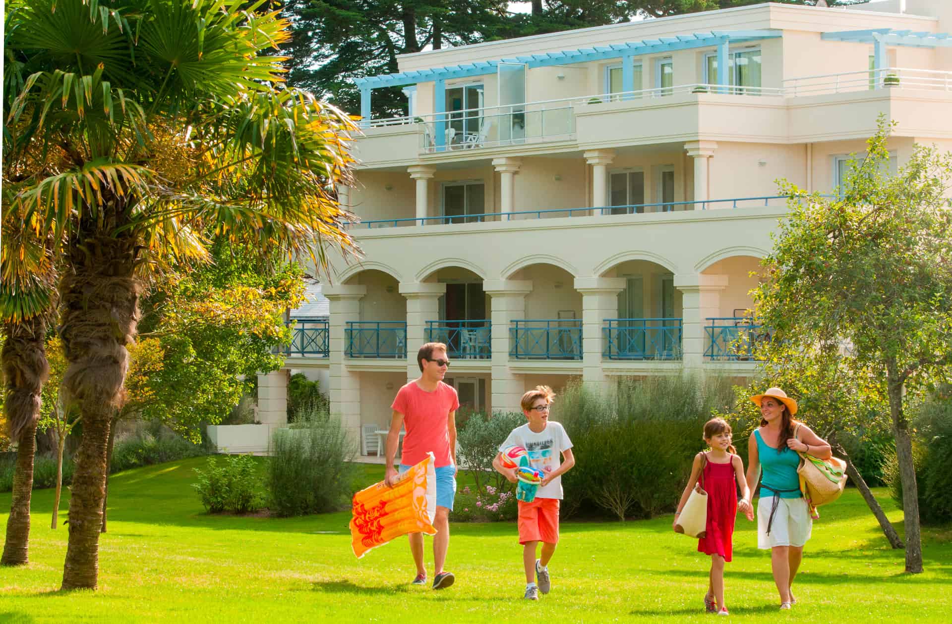 Extérieur de la résidence de vacances Royal Park à La Baule Extérieur de la résidence de vacances Royal Park à La Baule