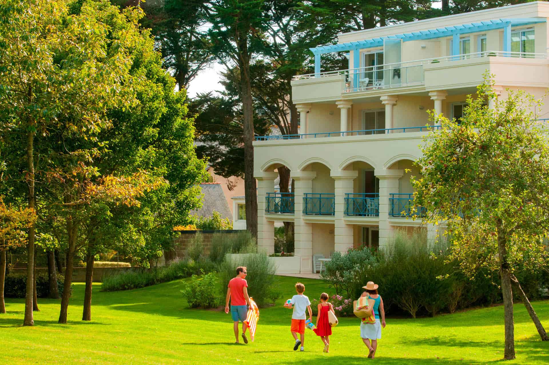 Extérieur de la résidence de vacances Royal Park à La Baule Extérieur de la résidence de vacances Royal Park à La Baule