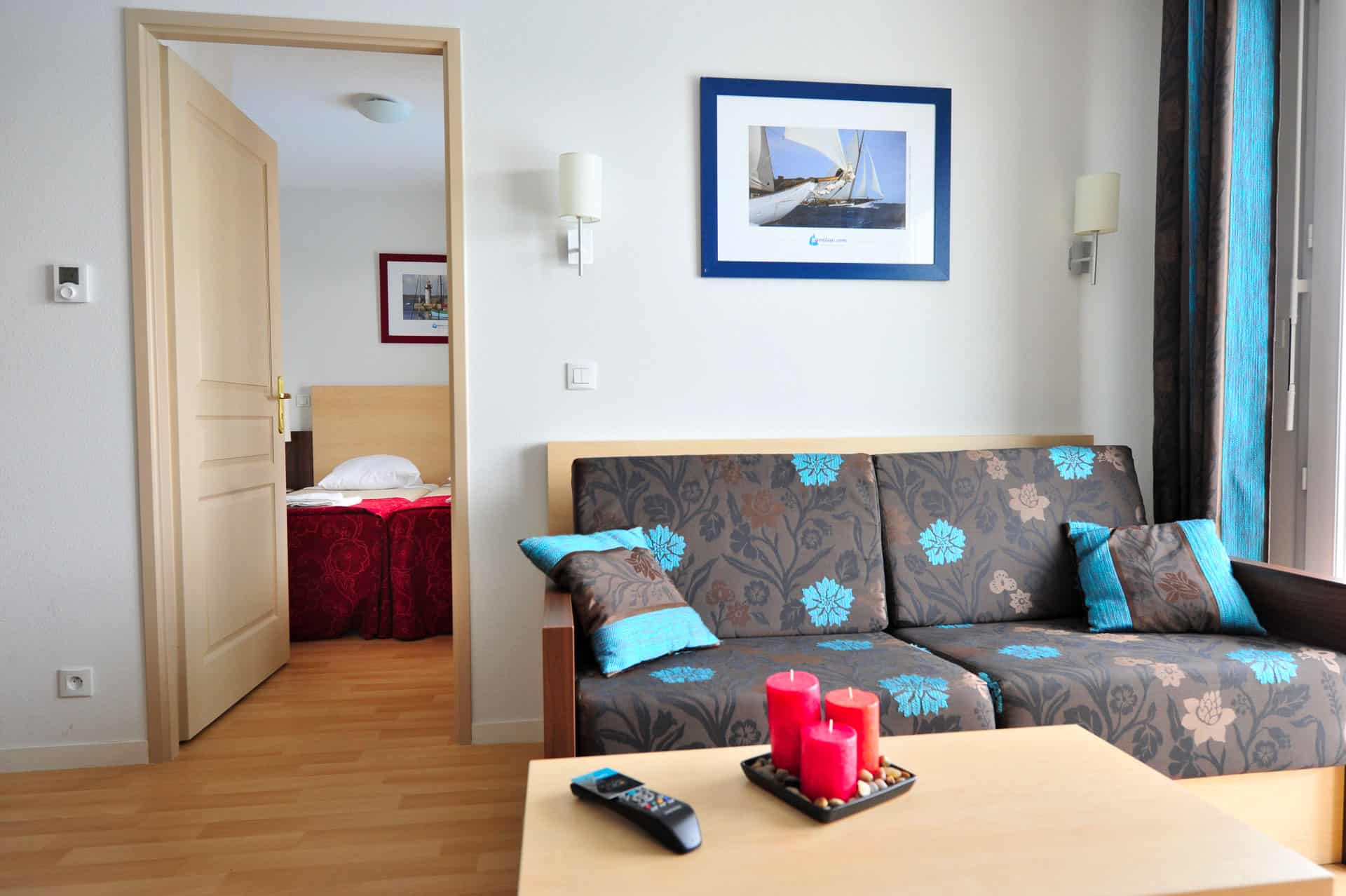 Intérieur d'un appartement de la résidence de vacances Goélia La Grande Plage à St-Gilles-Croix-de-Vie Intérieur d'un appartement de la résidence de vacances Goélia La Grande Plage à St-Gilles-Croix-de-Vie