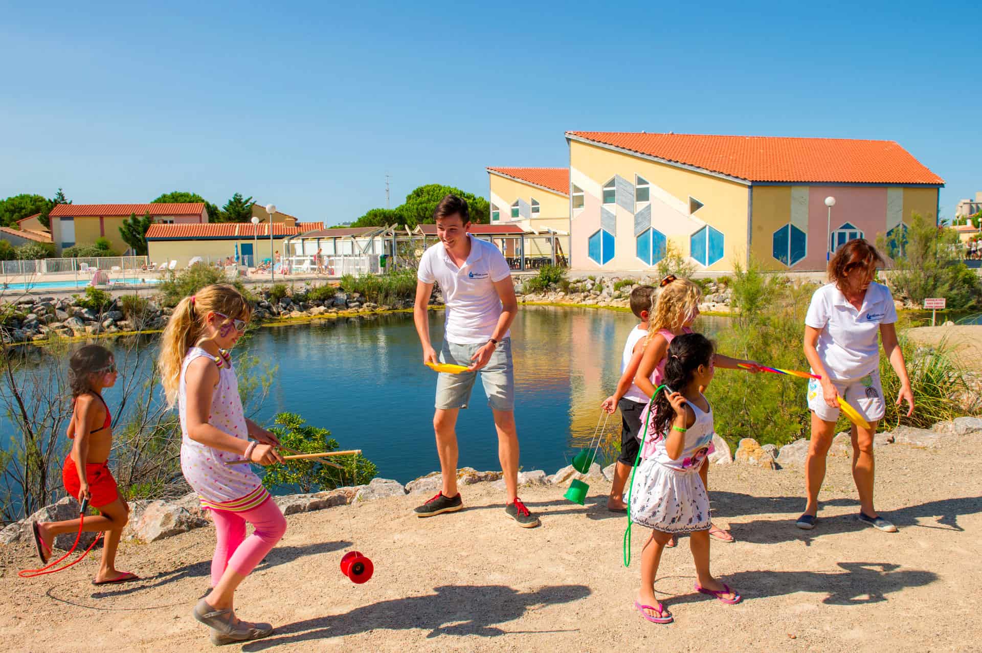 Club enfants de la résidence de vacances Le Village Club Marin à Port-la-Nouvelle, en Occitanie Club enfants de la résidence de vacances Le Village Club Marin à Port-la-Nouvelle, en Occitanie
