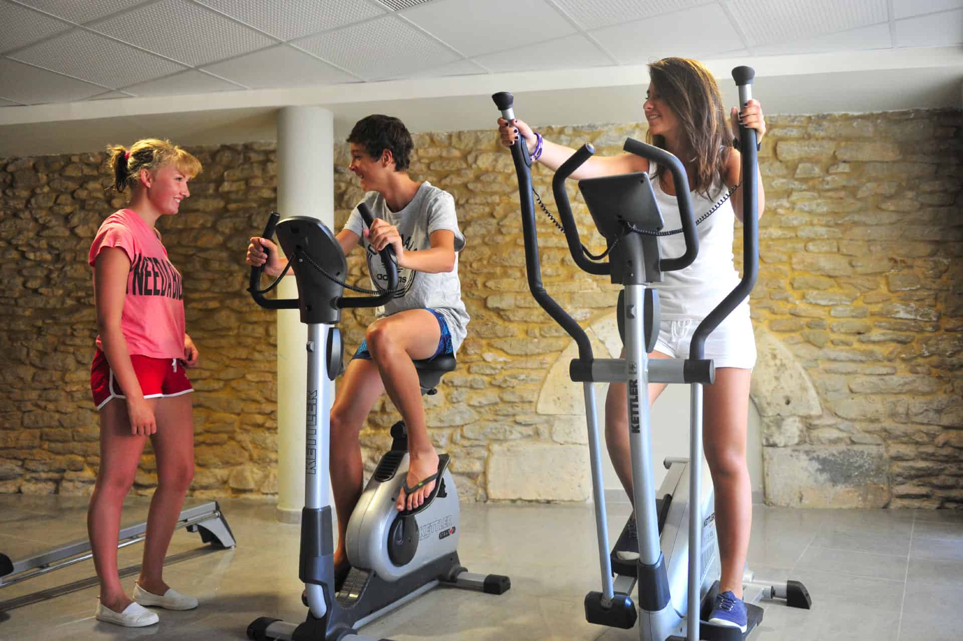 Gym of the holiday residence Goélia Le Domaine du Moulin Blanc in Gordes Gym of the holiday residence Goélia Le Domaine du Moulin Blanc in Gordes