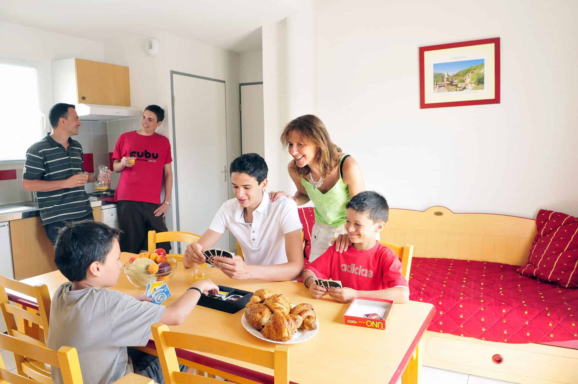 Exemple d'intérieur de la résidence de vacances Le Village Goélia à St Geniez d'Olt dans l'Aveyron Exemple d'intérieur de la résidence de vacances Le Village Goélia à St Geniez d'Olt dans l'Aveyron