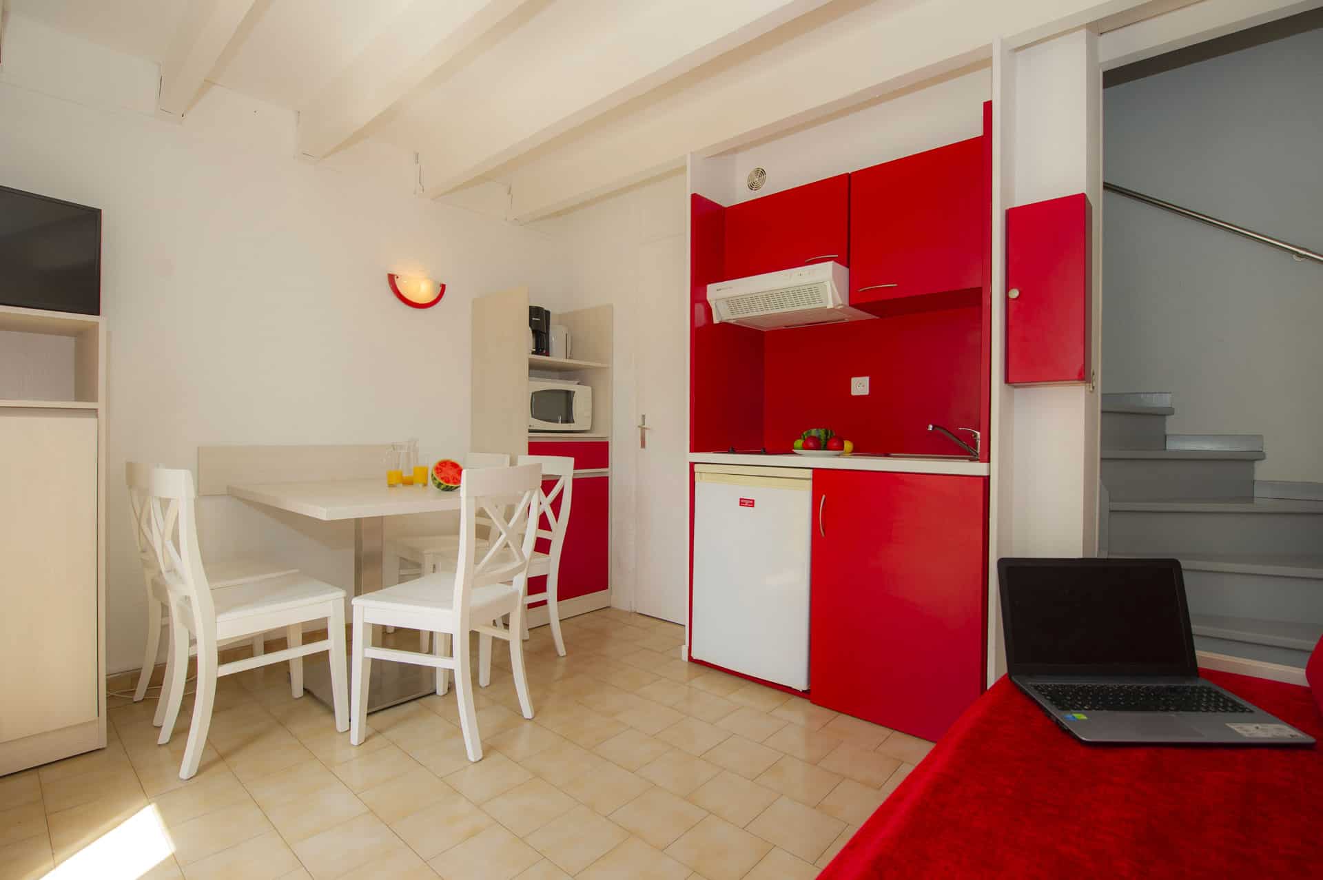 Exemple d'intérieur de la résidence de vacances Le Sun Village à Portiragnes, en Occitanie Exemple d'intérieur de la résidence de vacances Le Sun Village à Portiragnes, en Occitanie