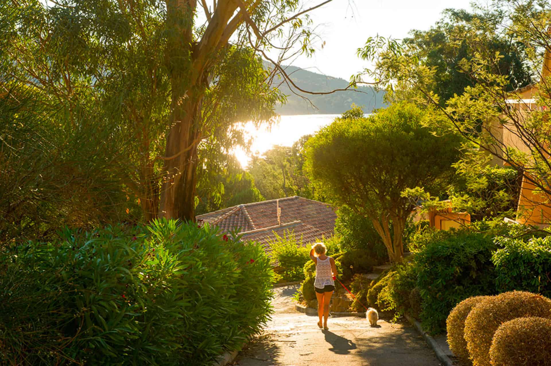 Private path to the beach at the Goélia Le Domaine de la Pinède holiday home in Lavandou Private path to the beach at the Goélia Le Domaine de la Pinède holiday home in Lavandou