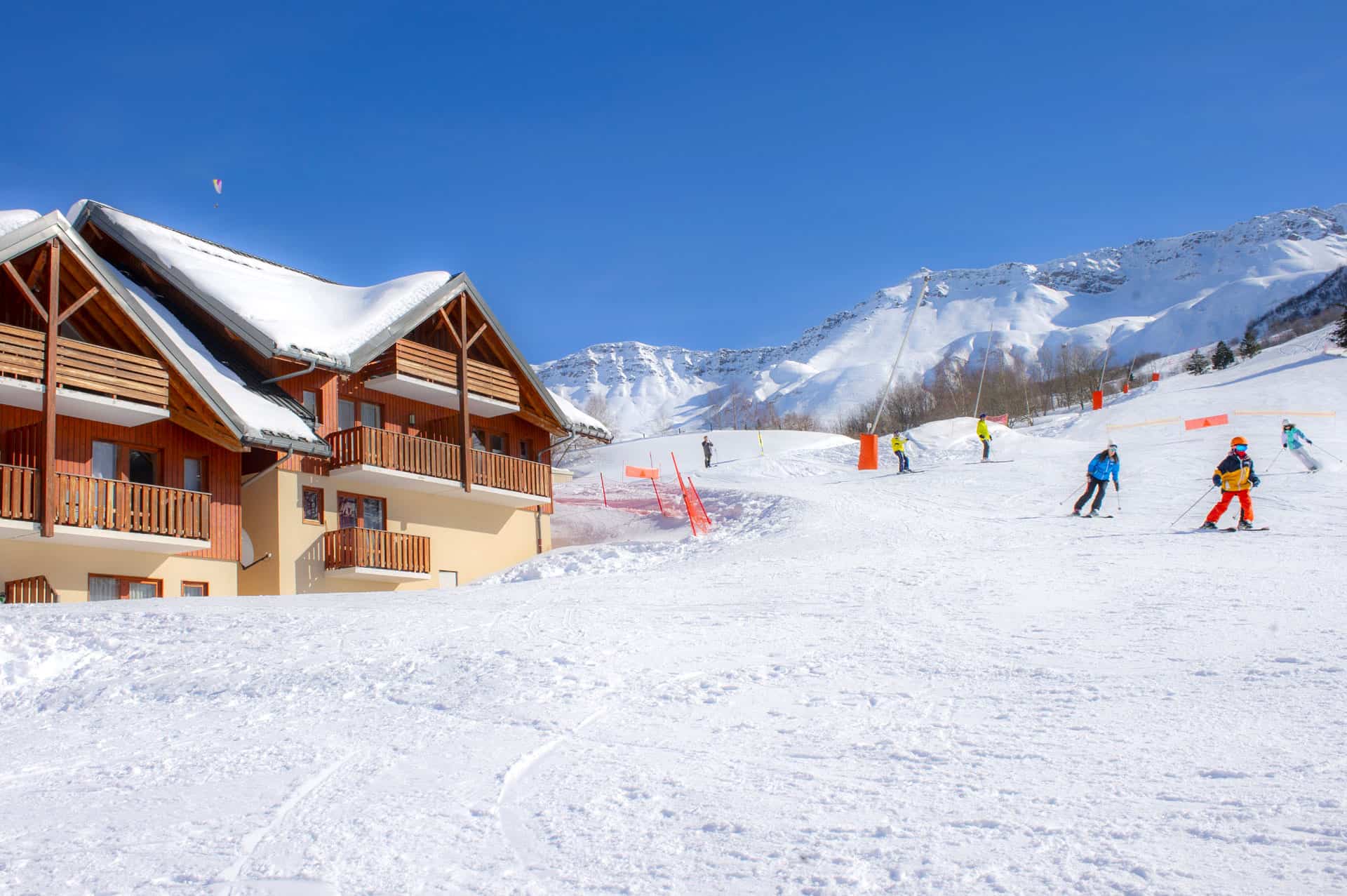 Pistes accessibles depuis la résidence Goélia Le Rond Point des Pistes à St François Longchamp Pistes accessibles depuis la résidence Goélia Le Rond Point des Pistes à St François Longchamp