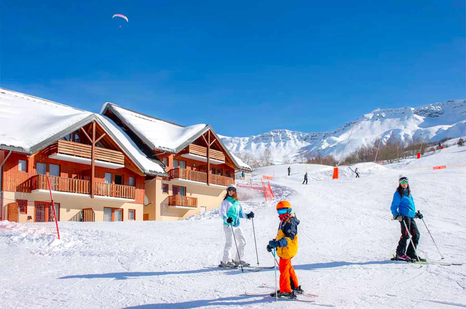 Pistes accessibles depuis la résidence Goélia Le Rond Point des Pistes à St François Longchamp Pistes accessibles depuis la résidence Goélia Le Rond Point des Pistes à St François Longchamp