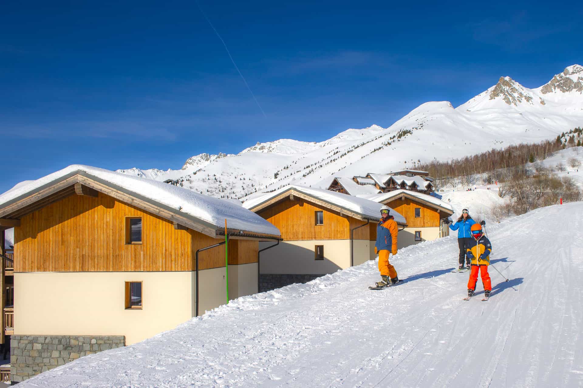 Pistes proche de la résidence de vacances Goélia Les 4 Vallées à St François Longchamp Pistes proche de la résidence de vacances Goélia Les 4 Vallées à St François Longchamp