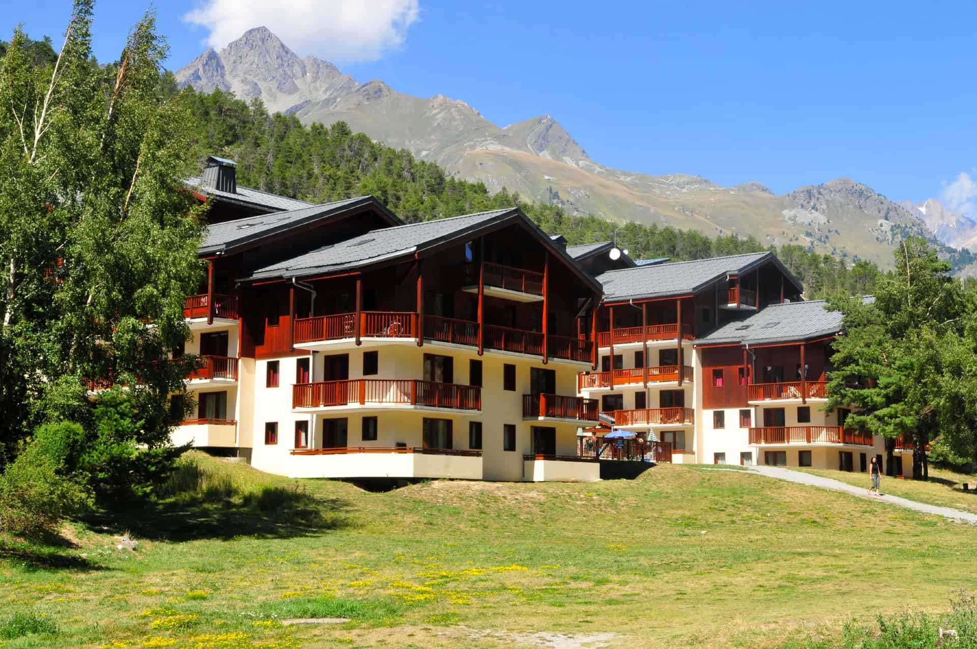 Vue extérieure de la résidence de vacances Les Balcons d'Anaïs à La Norma, dans les Alpes du Nord Vue extérieure de la résidence de vacances Les Balcons d'Anaïs à La Norma, dans les Alpes du Nord