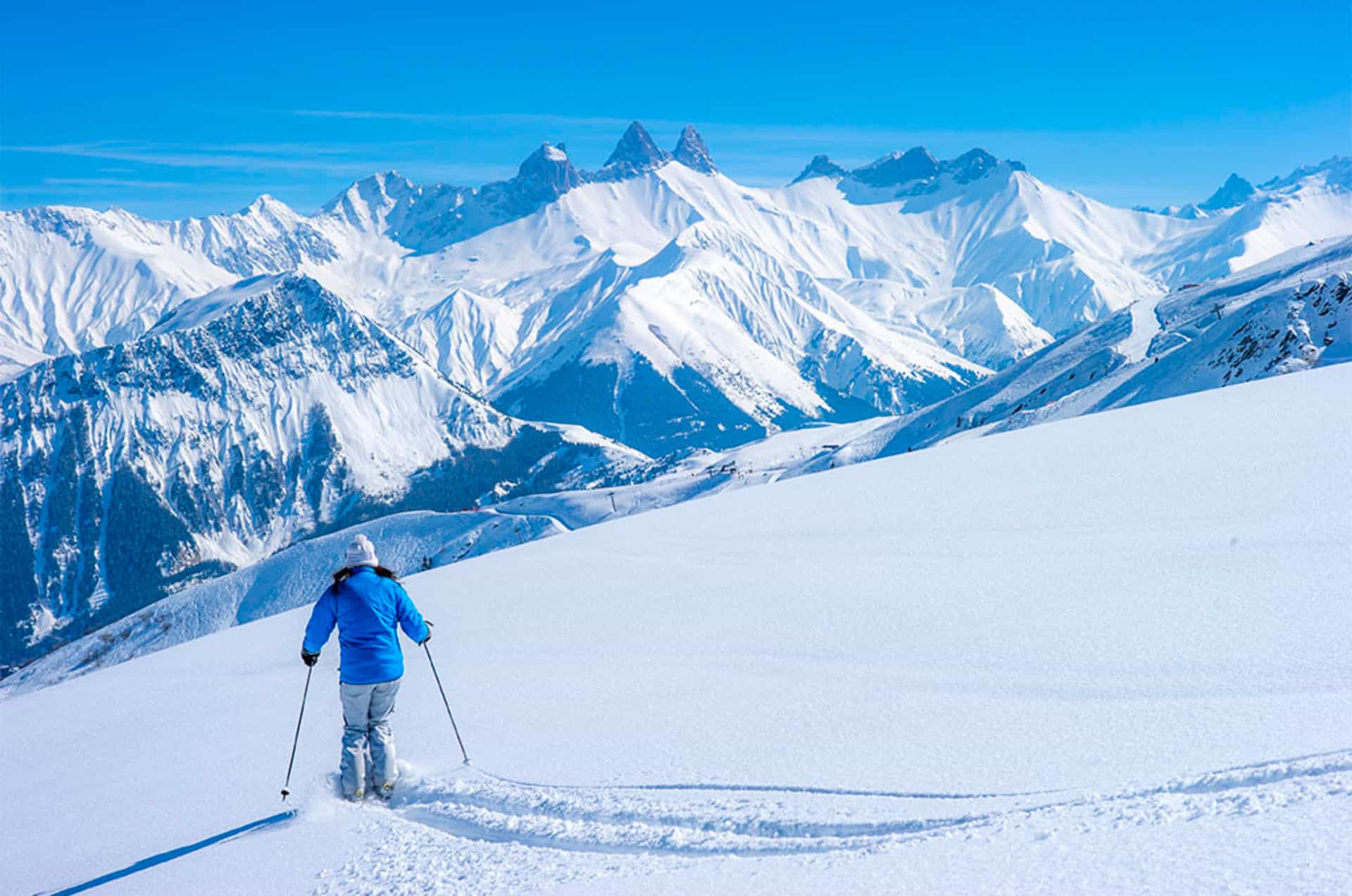 Pistes de ski à proximité de la résidence de vacances Goélia Les Chalets de La Toussuire à La Toussuire Pistes de ski à proximité de la résidence de vacances Goélia Les Chalets de La Toussuire à La Toussuire