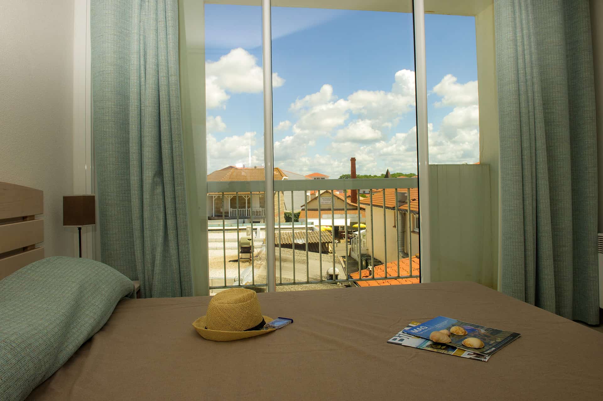 Exemple de chambre de la résidence de vacances Goélia Les Jardins de l'Oyat à Mimizan Plage Exemple de chambre de la résidence de vacances Goélia Les Jardins de l'Oyat à Mimizan Plage