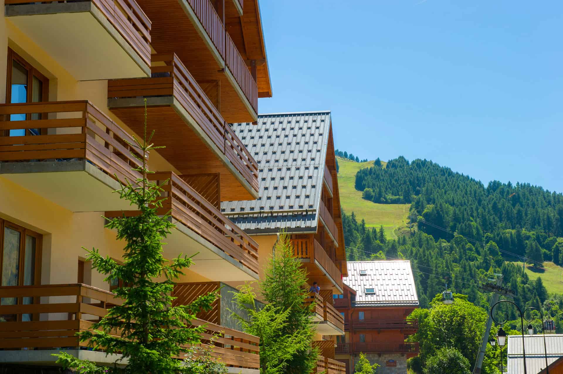 Exemple de façade de la résidence de vacances Goélia Les Chalets Valoria à Valloire Exemple de façade de la résidence de vacances Goélia Les Chalets Valoria à Valloire