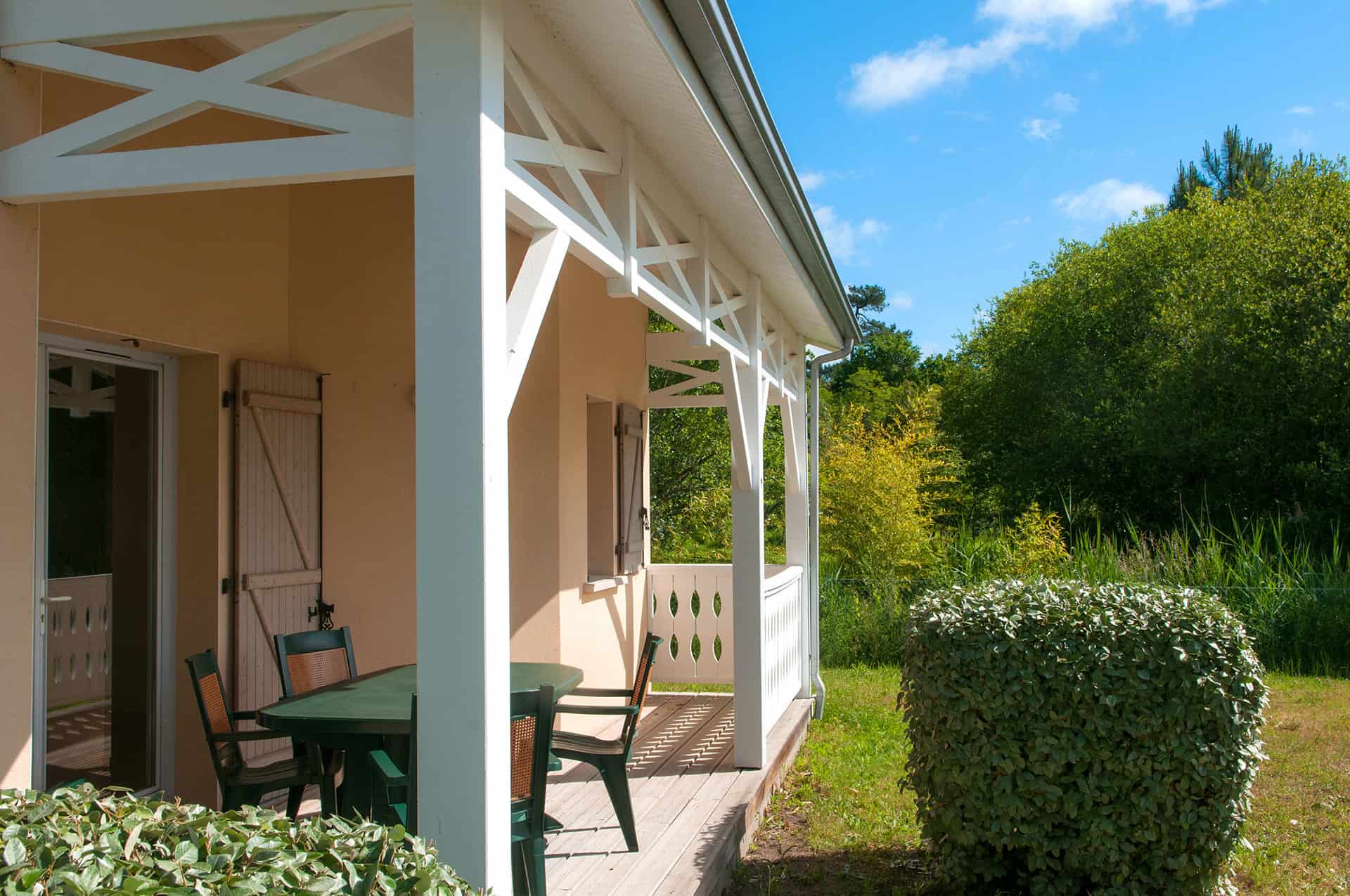 Exemple de villas de la résidence de tourisme Goélia Le Cordouan à Soulac sur Mer Exemple de villas de la résidence de tourisme Goélia Le Cordouan à Soulac sur Mer