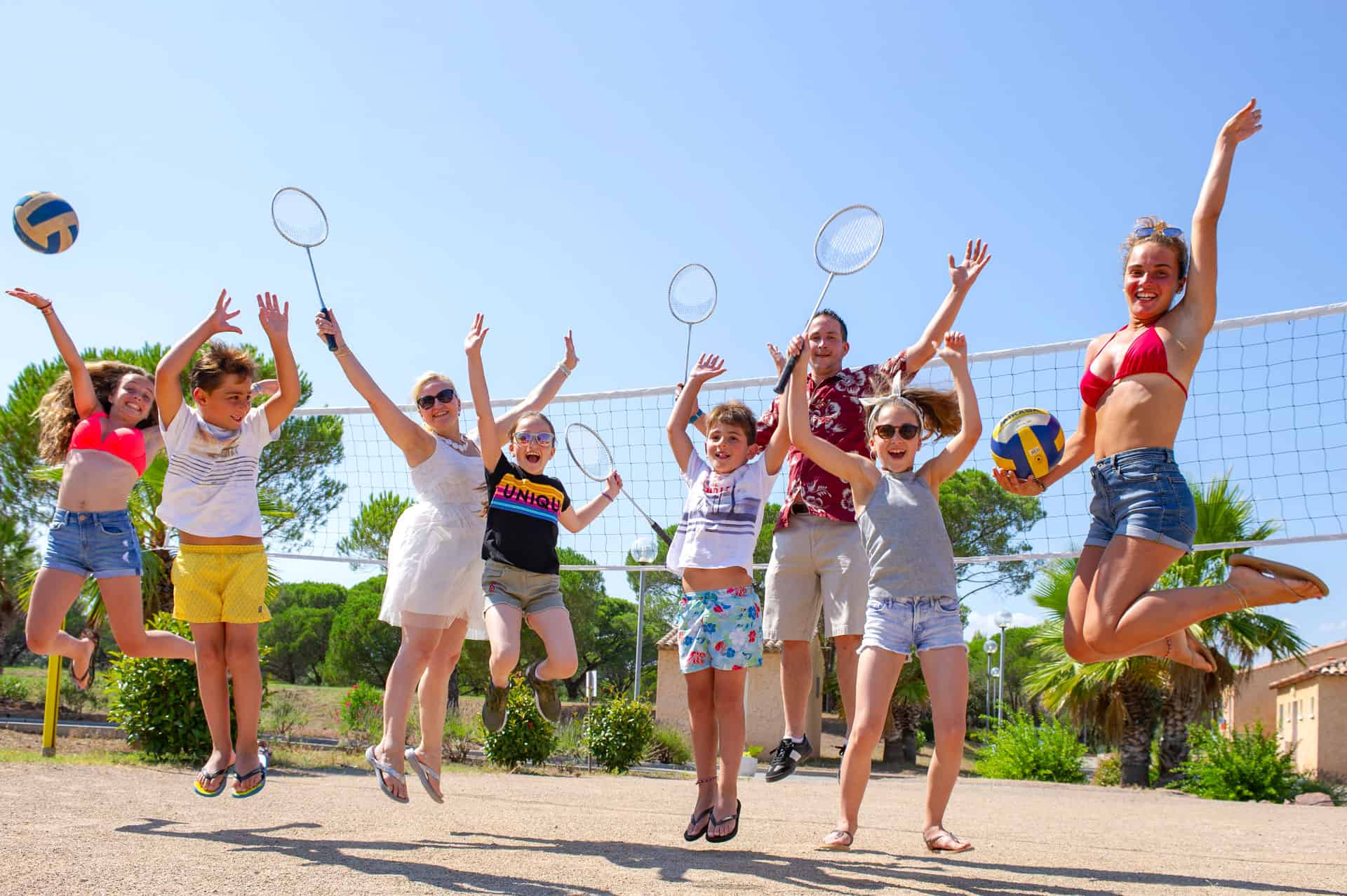 Badminton à la résidence de vacances Goélia Le Village Azur à Roquebrune-sur-Argens Badminton à la résidence de vacances Goélia Le Village Azur à Roquebrune-sur-Argens
