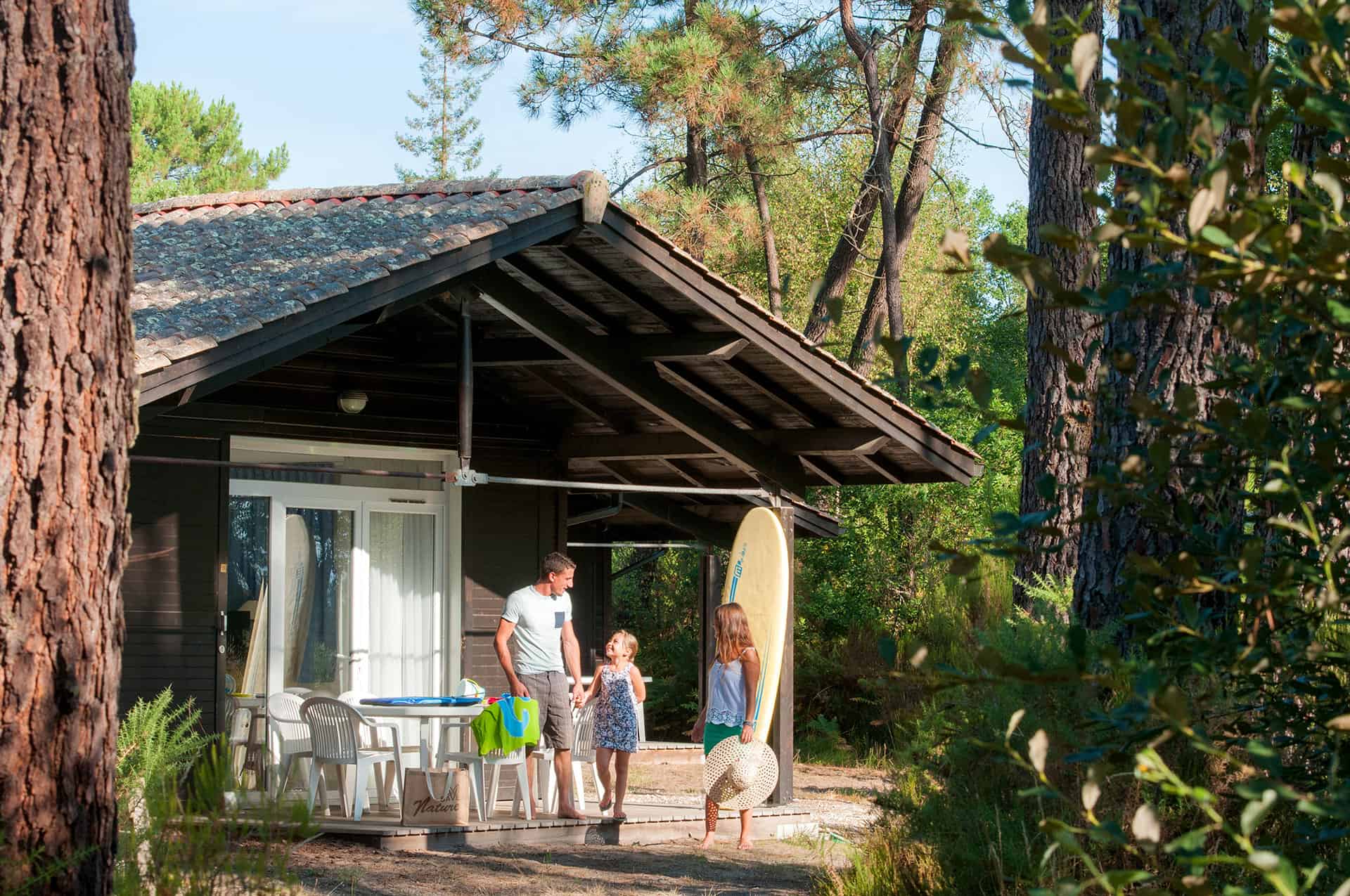 Exemple de villa de la résidence de vacances Goélia La Marina de Talaris à Lacanau Exemple de villa de la résidence de vacances Goélia La Marina de Talaris à Lacanau