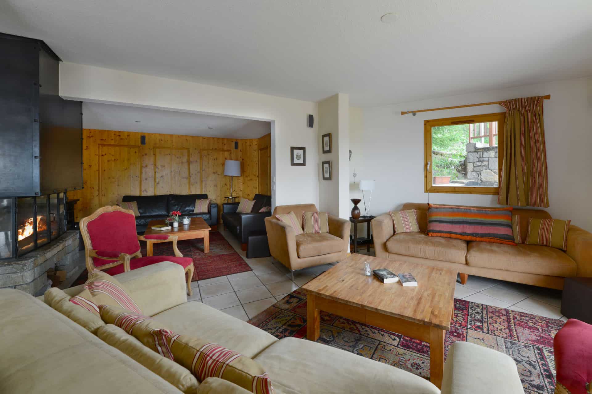 Example of the interior of Les Chalets des Deux Domaines holiday residence in Peisey Vallandry, in the Northern Alps Example of the interior of Les Chalets des Deux Domaines holiday residence in Peisey Vallandry, in the Northern Alps