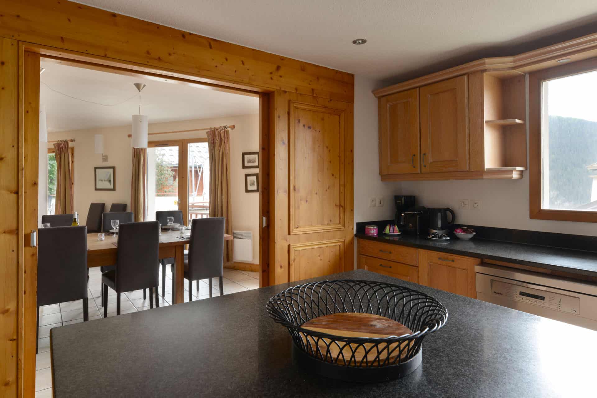 Example of the interior of Les Chalets des Deux Domaines holiday residence in Peisey Vallandry, in the Northern Alps Example of the interior of Les Chalets des Deux Domaines holiday residence in Peisey Vallandry, in the Northern Alps