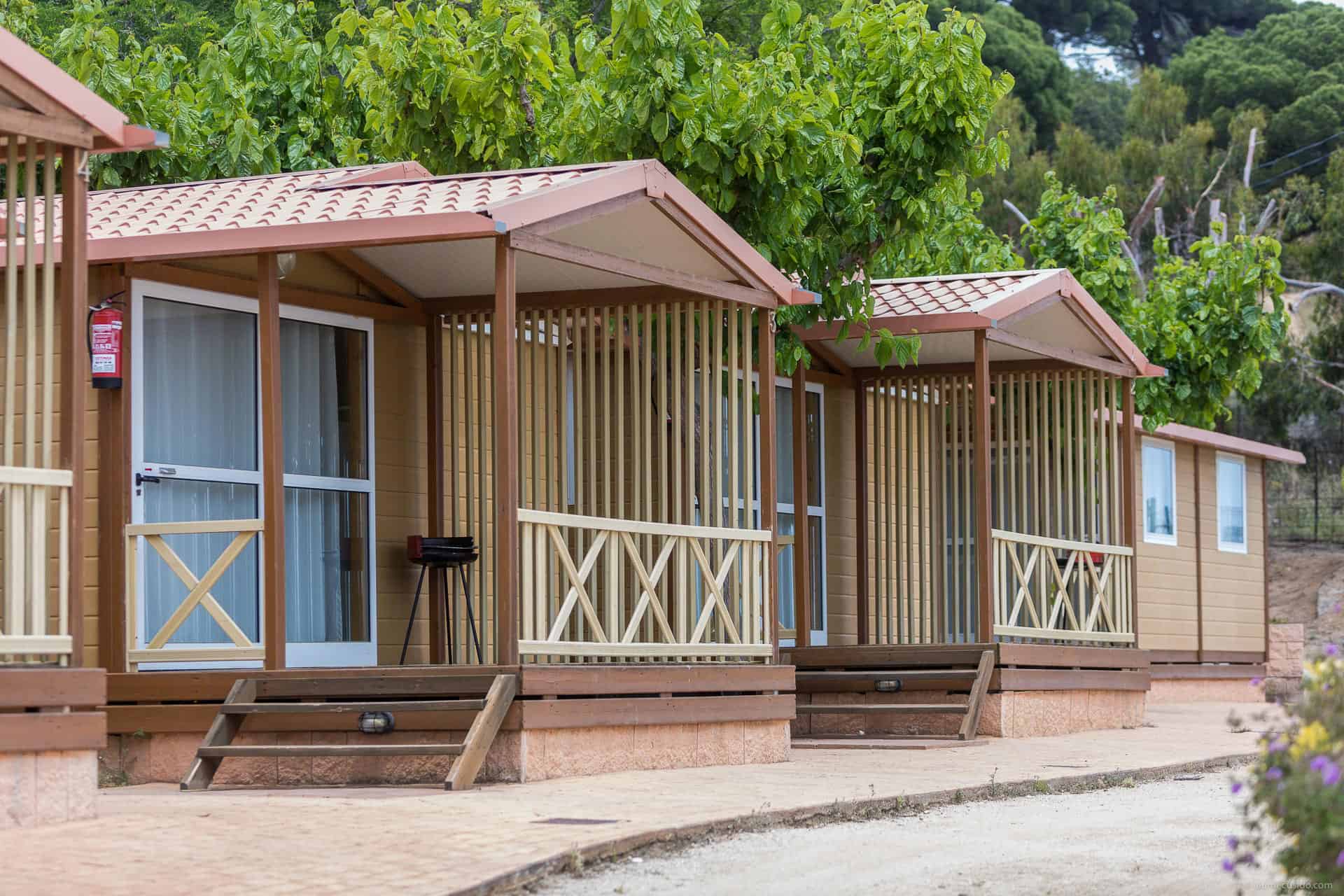 Exemple de bungalow 5 personnes de la résidence de vacances Roca Grossa à Calella, au sud de la Costa Brava, en Espagne Exemple de bungalow 5 personnes de la résidence de vacances Roca Grossa à Calella, au sud de la Costa Brava, en Espagne