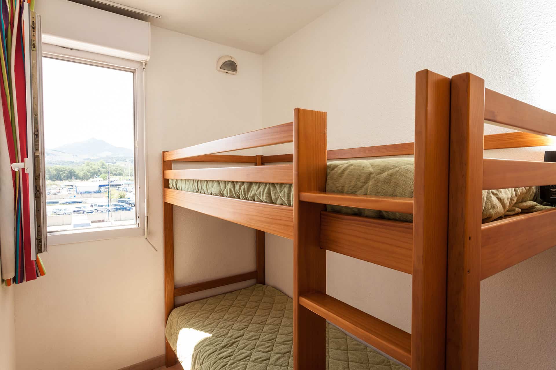 Exemple de chambre de la résidence Port Argelès Exemple de chambre de la résidence Port Argelès