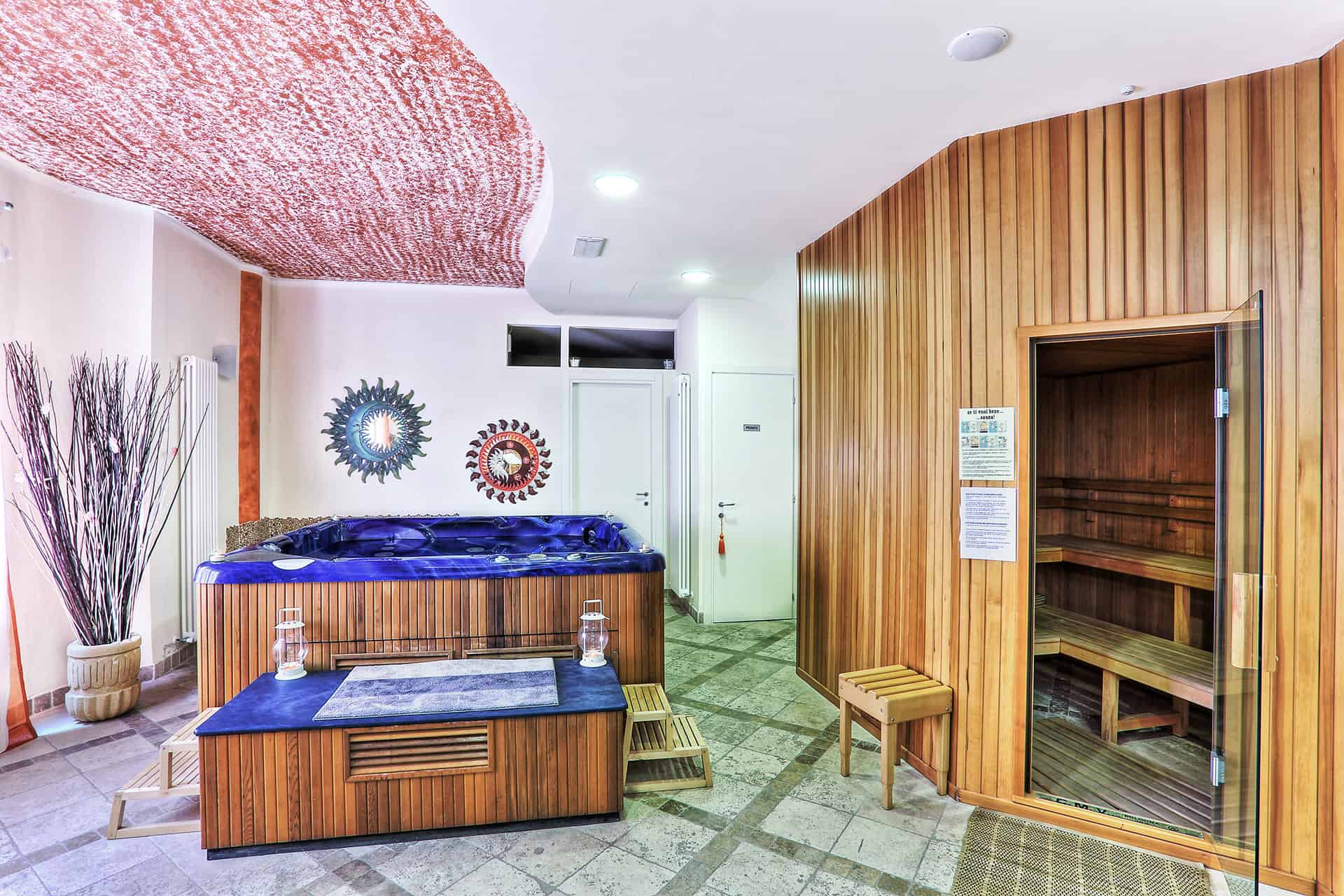 Espace bien être de la résidence de vacances la Cecinella à Cecina Mare Espace bien être de la résidence de vacances la Cecinella à Cecina Mare