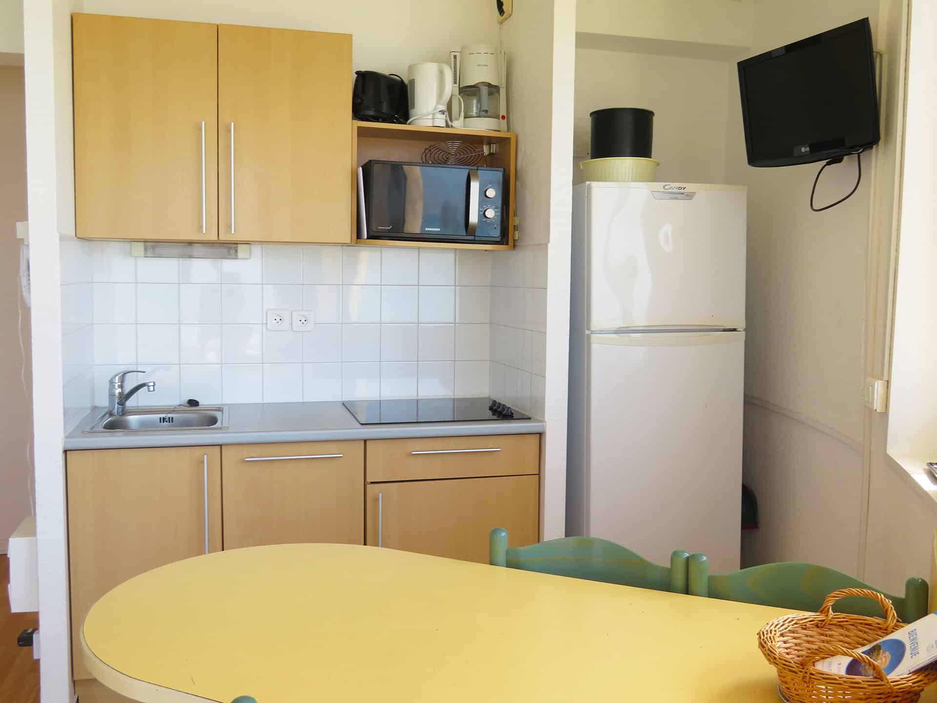 Exemple d'intérieur d'un appartement 2 pièces 6 personnes de la résidence Eugénie à Biarritz Exemple d'intérieur d'un appartement 2 pièces 6 personnes de la résidence Eugénie à Biarritz