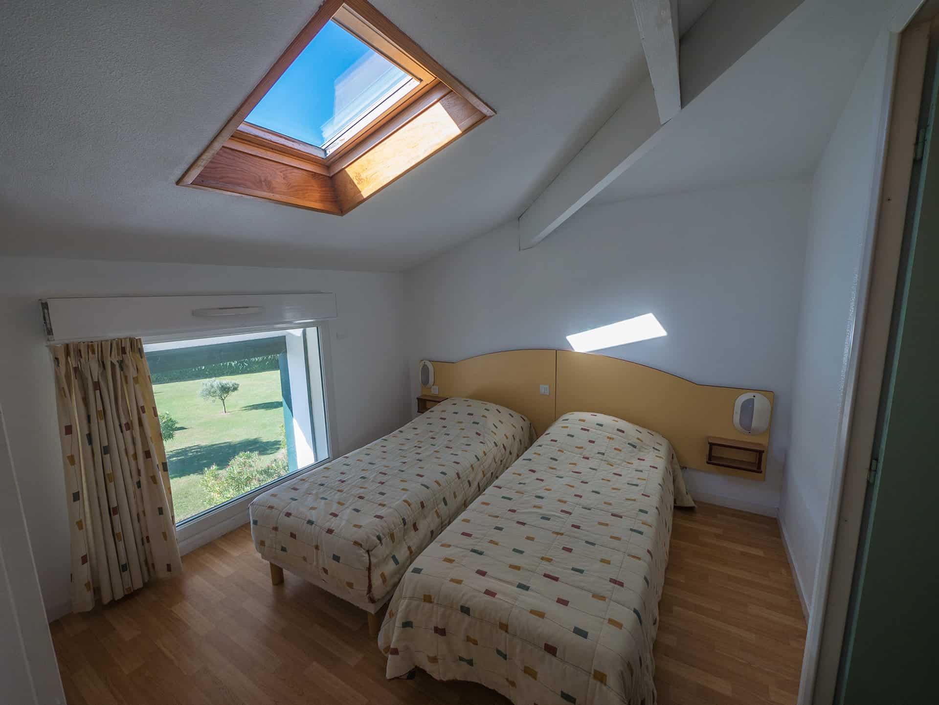 Exemple de chambre de la résidence de vacances Ilbarritz à Bidart Exemple de chambre de la résidence de vacances Ilbarritz à Bidart