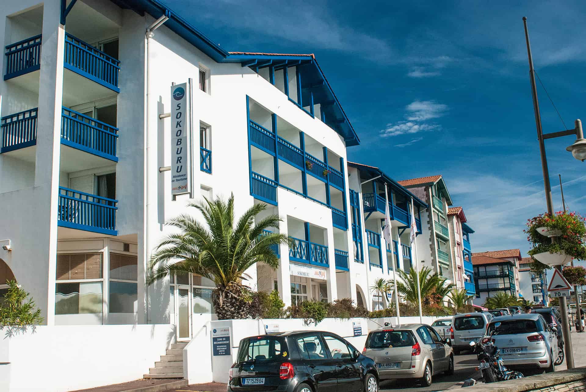 La résidence de vacances Sokoburu à Hendaye dans le Pays Basque La résidence de vacances Sokoburu à Hendaye dans le Pays Basque