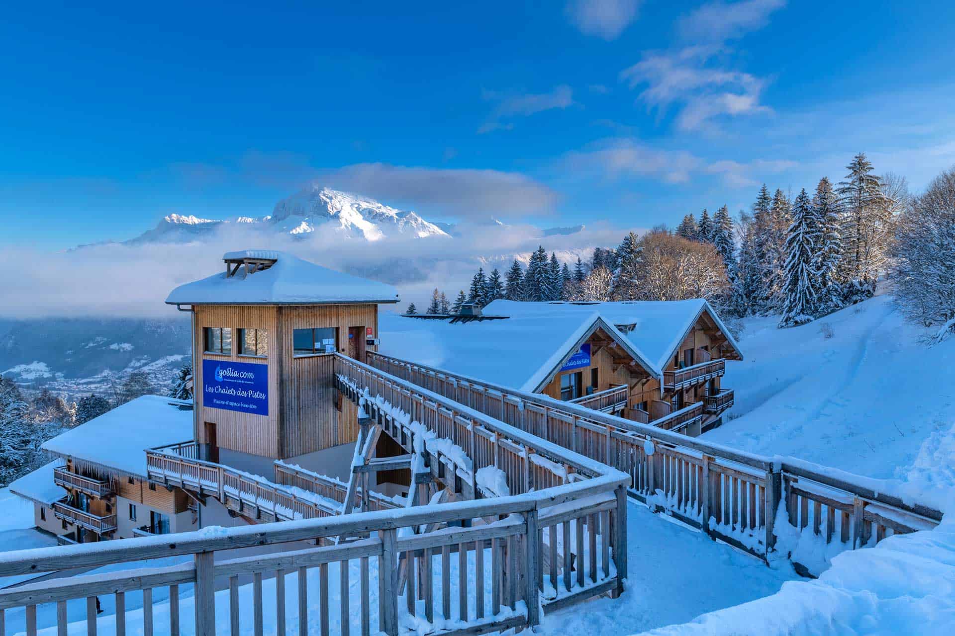 La résidence de vacances Goélia les Chalets des Pistes à Combloux La résidence de vacances Goélia les Chalets des Pistes à Combloux