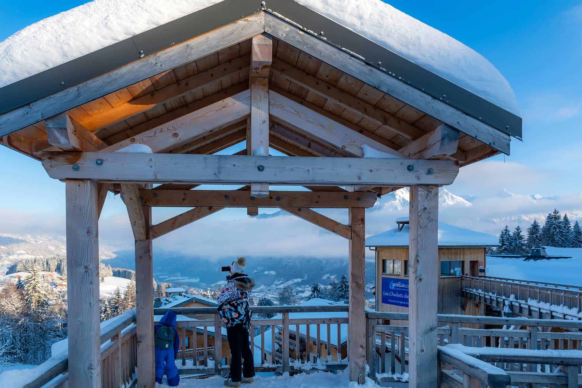 La résidence de vacances Goélia les Chalets des Pistes à Combloux dans les Alpes du Nord La résidence de vacances Goélia les Chalets des Pistes à Combloux dans les Alpes du Nord