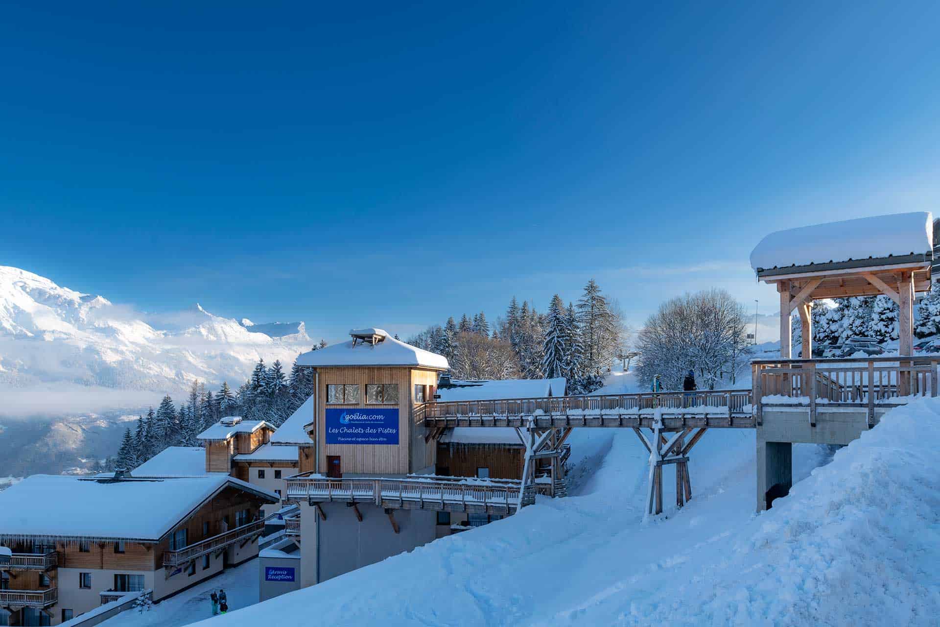 La résidence de vacances Goélia les Chalets des Pistes à Combloux dans les Alpes du Nord La résidence de vacances Goélia les Chalets des Pistes à Combloux dans les Alpes du Nord