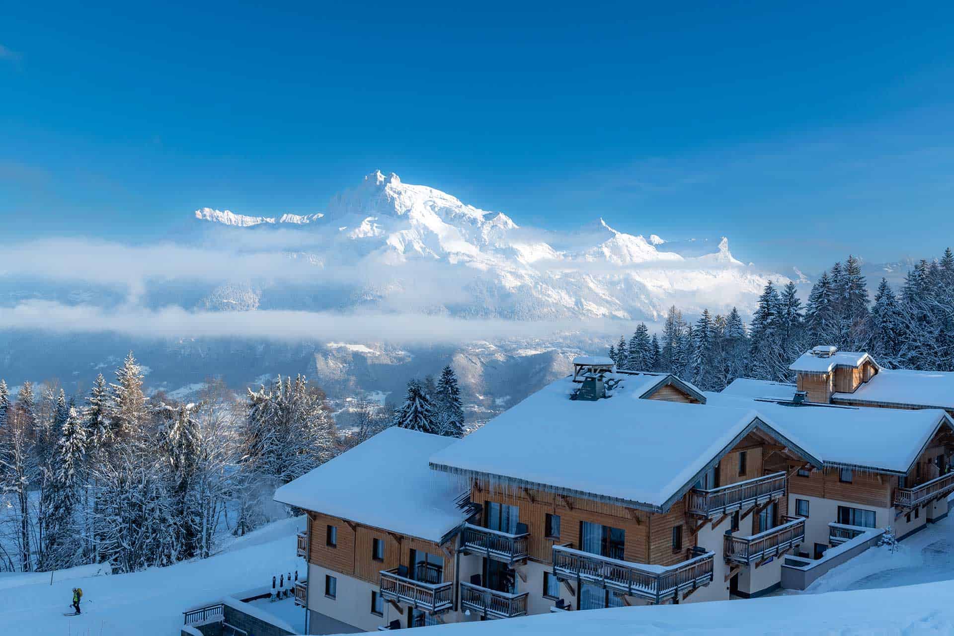 La résidence de vacances Goélia les Chalets des Pistes à Combloux dans les Alpes du Nord La résidence de vacances Goélia les Chalets des Pistes à Combloux dans les Alpes du Nord