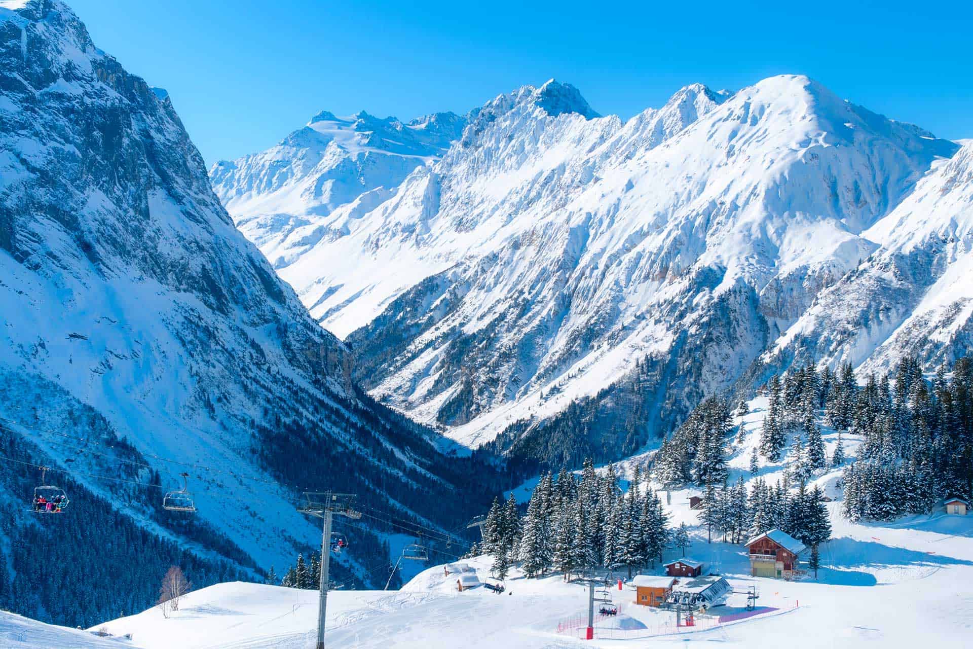 Pralognan la Vanoise ski area Pralognan la Vanoise ski area