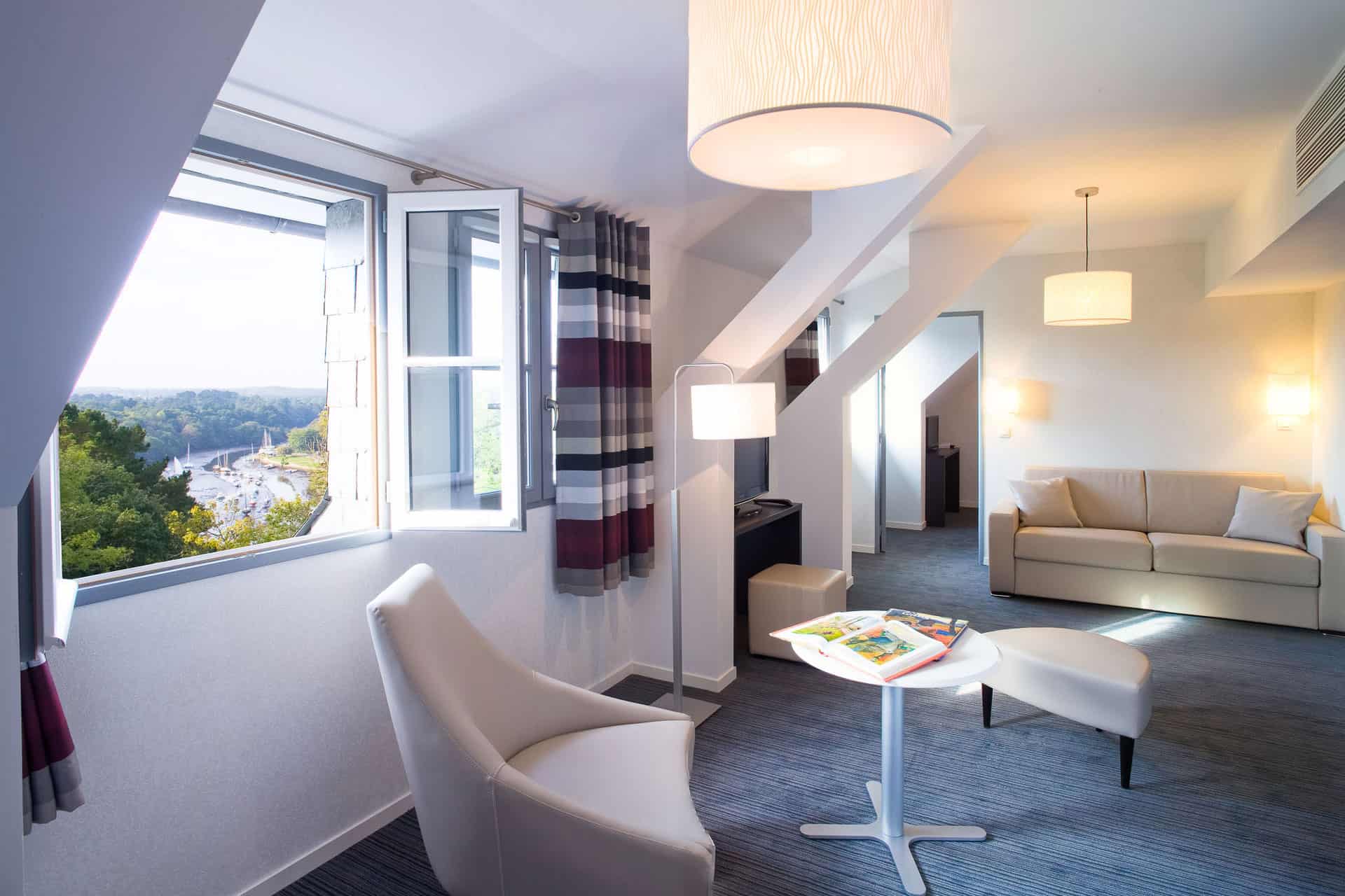 Exemple de logement de la résidence de vacances Goélia Le Domaine de Pont Aven à Pont-Aven  en Bretagne Exemple de logement de la résidence de vacances Goélia Le Domaine de Pont Aven à Pont-Aven  en Bretagne