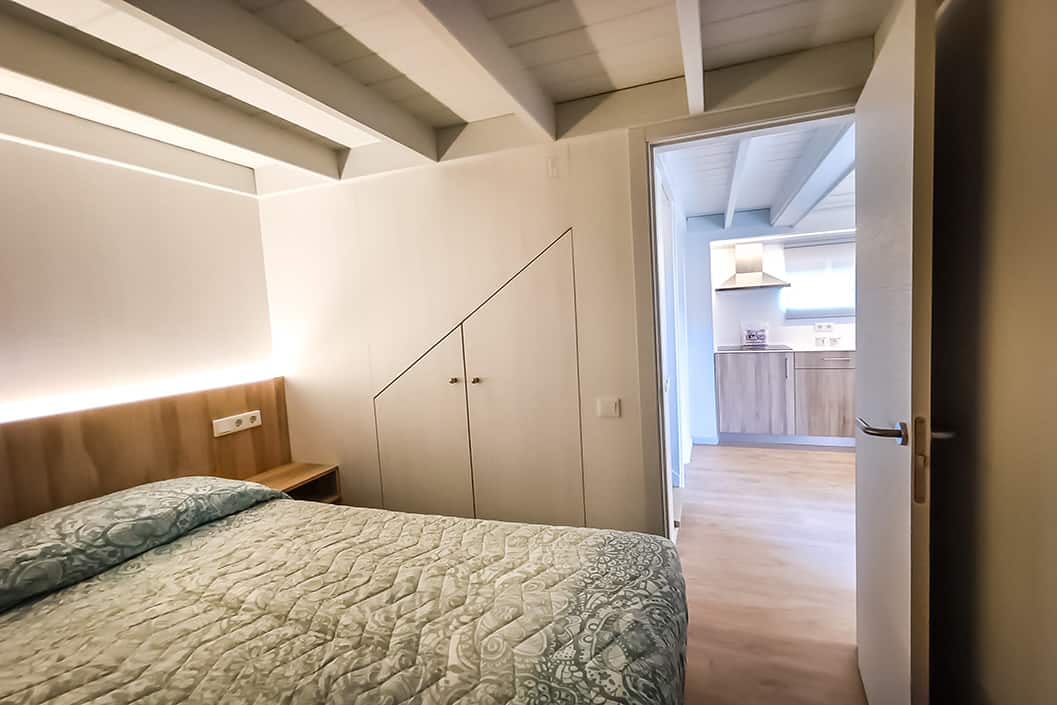 Exemple de chambre du Bungalow 5 personnes XALOC de la résidence de vacances La Llosa à Cambrils, sur la Costa Dorada, en Espagne Exemple de chambre du Bungalow 5 personnes XALOC de la résidence de vacances La Llosa à Cambrils, sur la Costa Dorada, en Espagne
