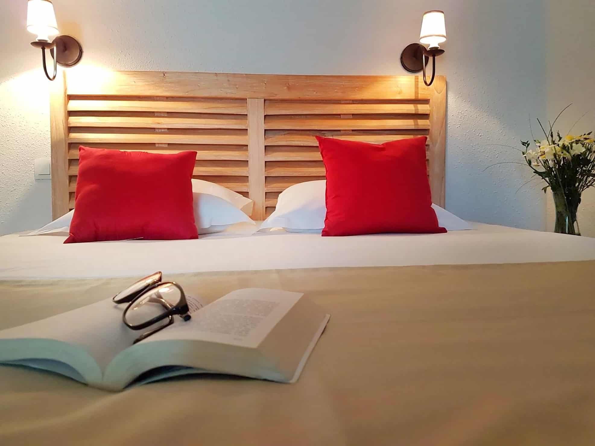 Exemple de chambre de la résidence de vacances Goélia le Domaine des Glénan à Fouesnant Exemple de chambre de la résidence de vacances Goélia le Domaine des Glénan à Fouesnant
