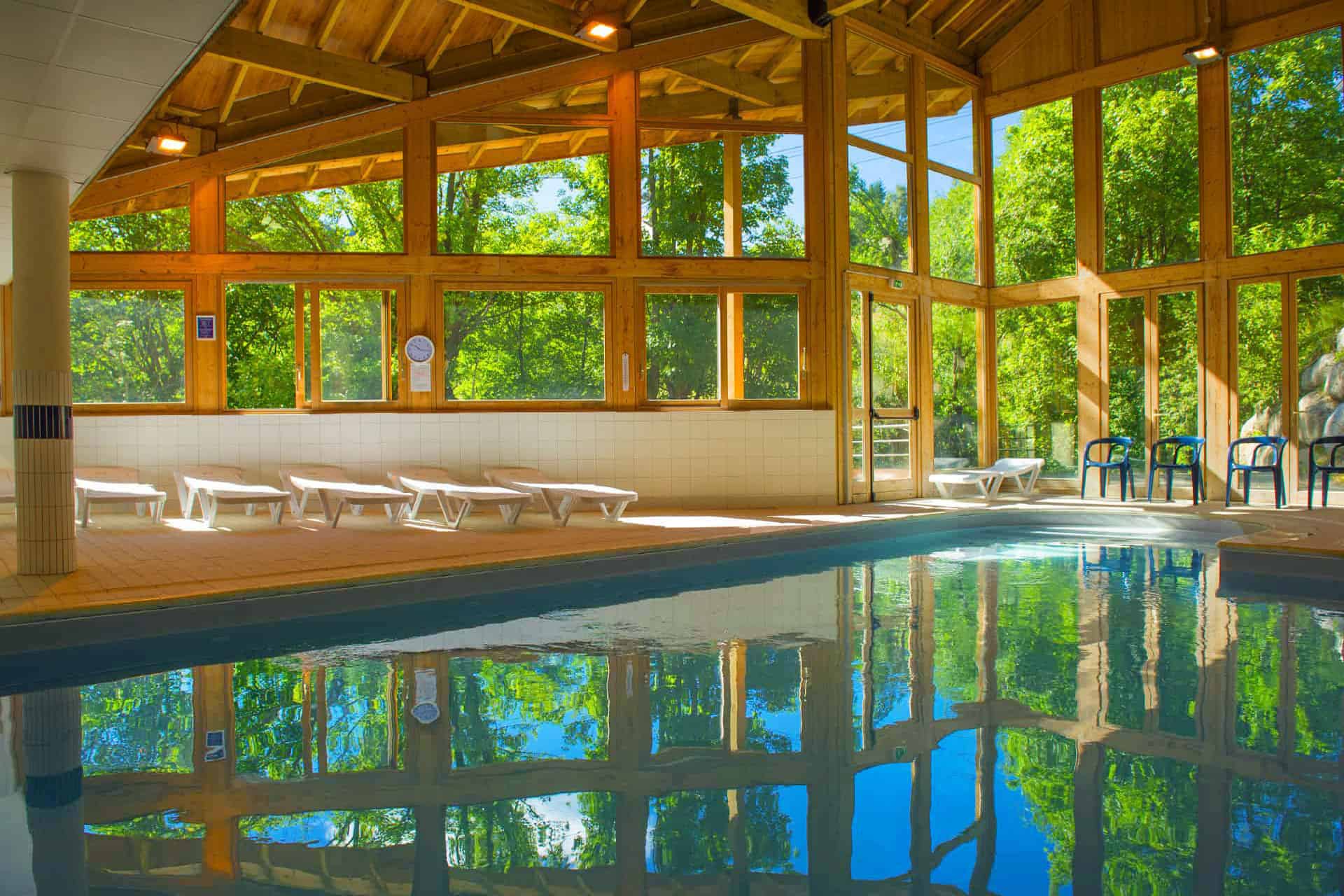 Covered heated pool of the vacation residence Goélia Les Balcons des neiges in St Sorlin d'Arves in the Northern Alps Covered heated pool of the vacation residence Goélia Les Balcons des neiges in St Sorlin d'Arves in the Northern Alps