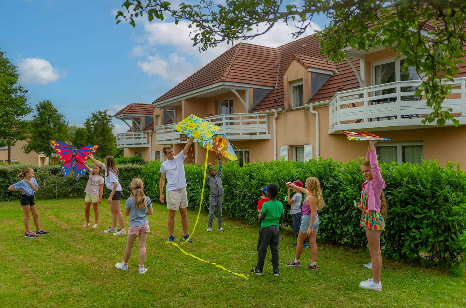 Club enfants (en juillet-août) de la résidence de vacances Goélia Les Portes d'Honfleur en Normandie  Club enfants (en juillet-août) de la résidence de vacances Goélia Les Portes d'Honfleur en Normandie