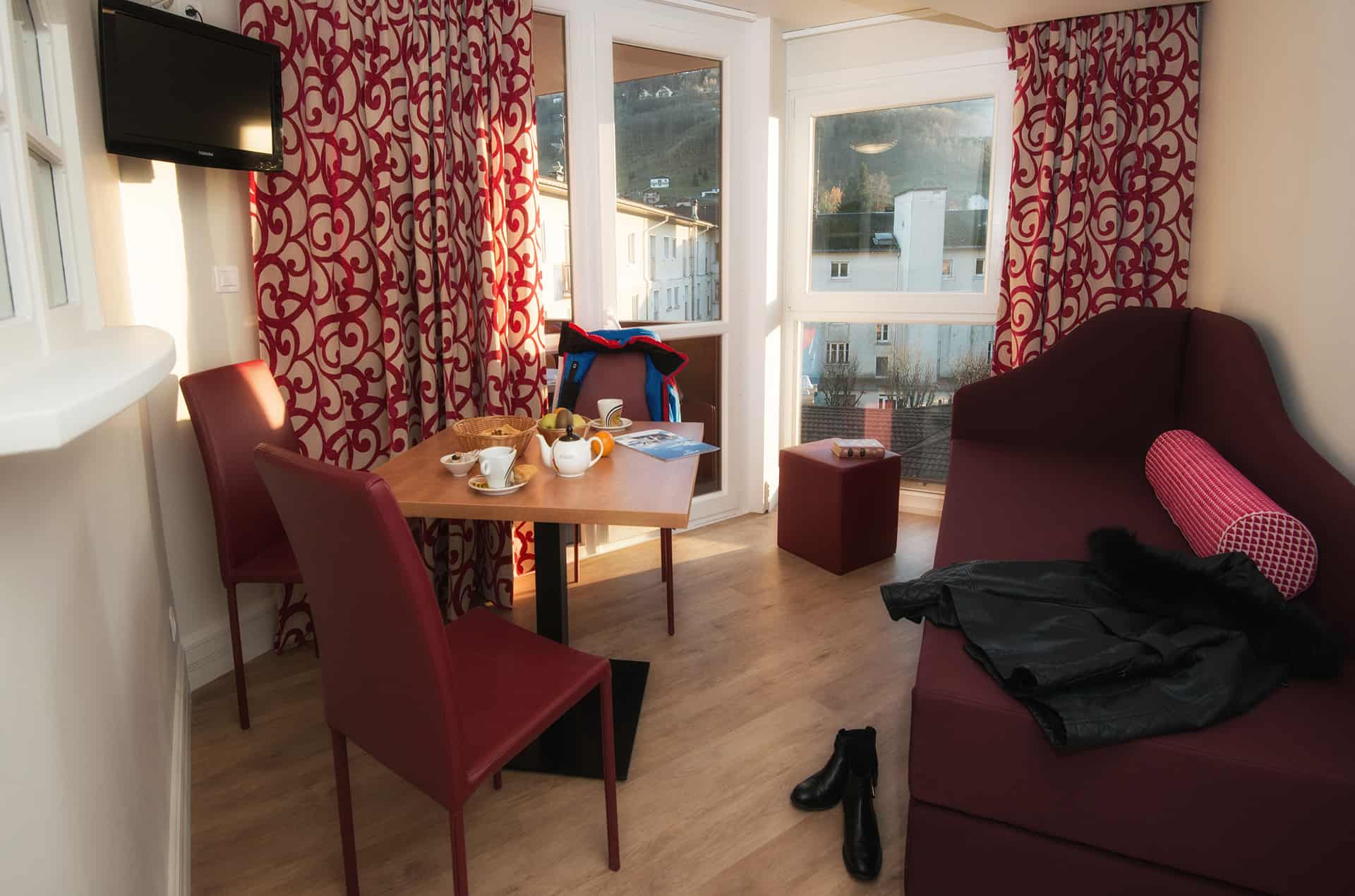 Exemple d'intérieur de la résidence de vacances Les Vallées à la Bresse Exemple d'intérieur de la résidence de vacances Les Vallées à la Bresse