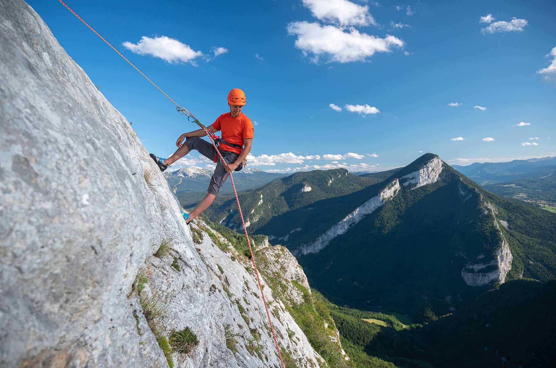 Climbing in the Vercors @Alexandre Gelin Climbing in the Vercors @Alexandre Gelin