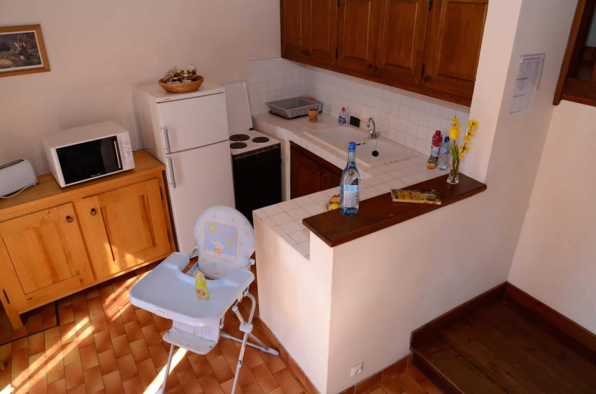 Intérieur d'un gîte de la résidence de tourisme Les Hauts de St Privat à Saint-Privat-de-Vallongue Intérieur d'un gîte de la résidence de tourisme Les Hauts de St Privat à Saint-Privat-de-Vallongue
