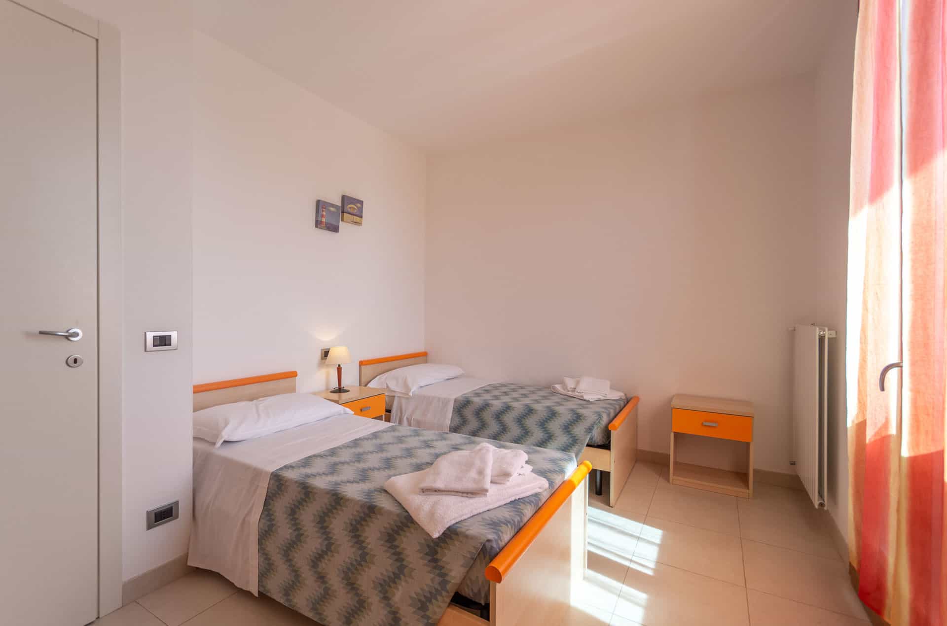 Exemple de chambre d'un S3M dans la résidence vacances Albarella en Italie Exemple de chambre d'un S3M dans la résidence vacances Albarella en Italie