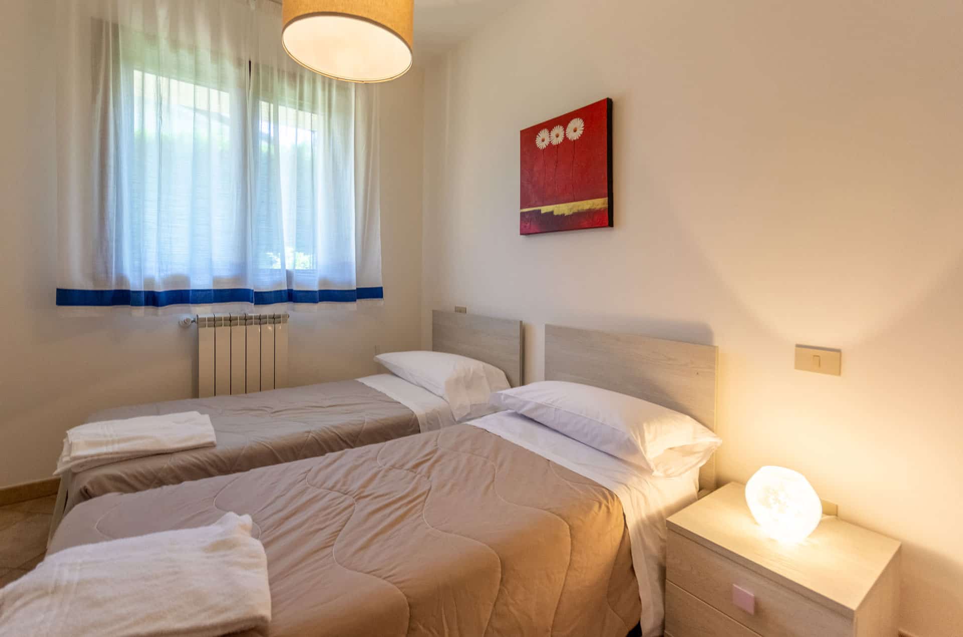 Exemple de chambre d'un V3 de la résidence de vacances Albarella en Italie Exemple de chambre d'un V3 de la résidence de vacances Albarella en Italie