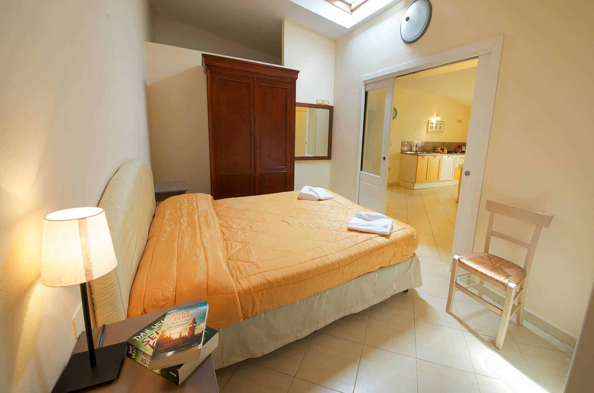Exemple de Chambre d'un appartement de la résidence Villa Giada à Impéria en Ligurie Exemple de Chambre d'un appartement de la résidence Villa Giada à Impéria en Ligurie