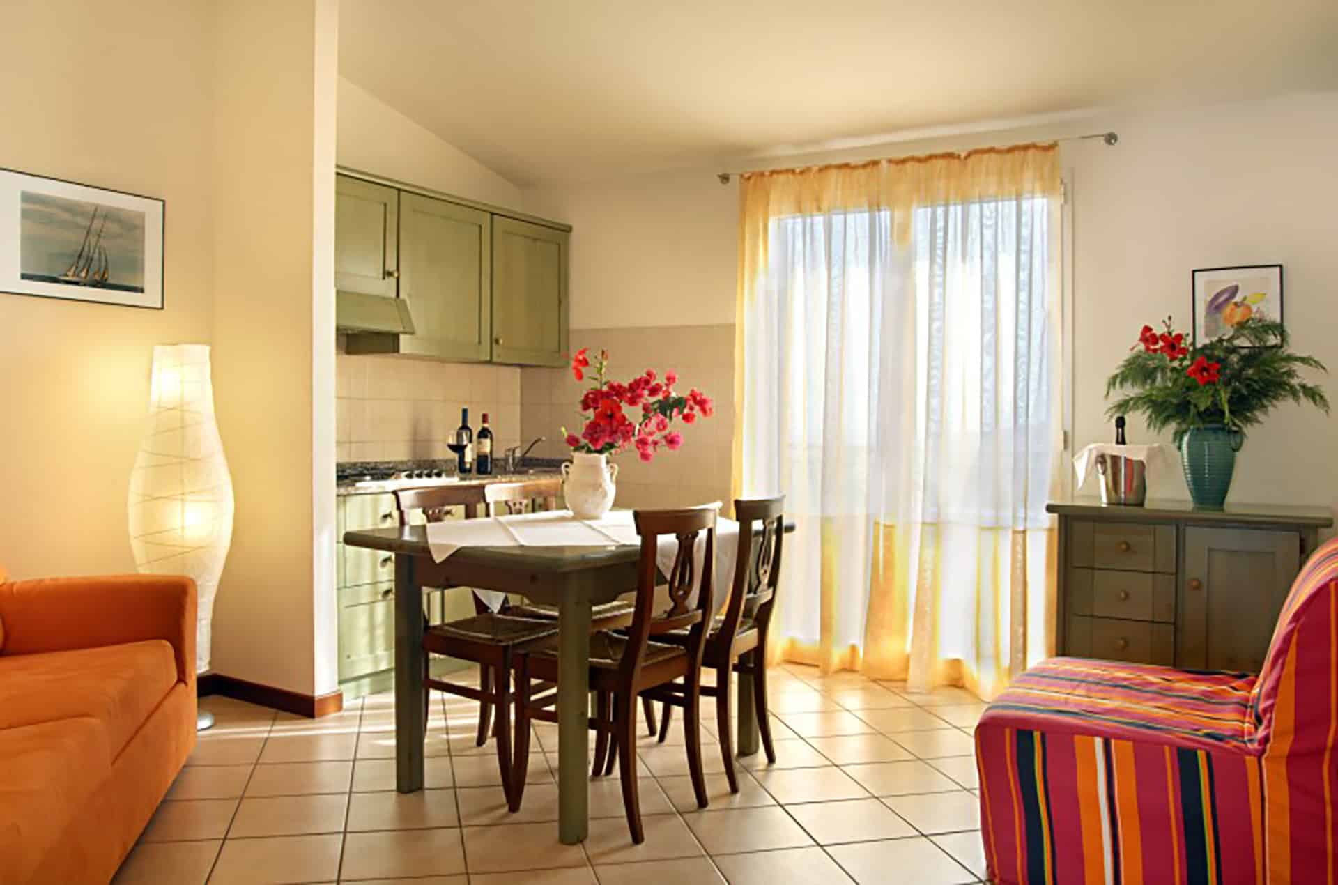 Exemple de salon  d'un appartement de la résidence Villa Giada à Impéria en Ligurie Exemple de salon  d'un appartement de la résidence Villa Giada à Impéria en Ligurie