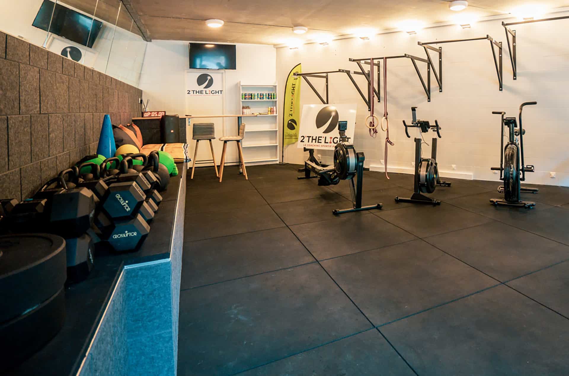 Salle fitness de la résidence de vacances L'orangerie de Lanniron proche de Quimper Salle fitness de la résidence de vacances L'orangerie de Lanniron proche de Quimper