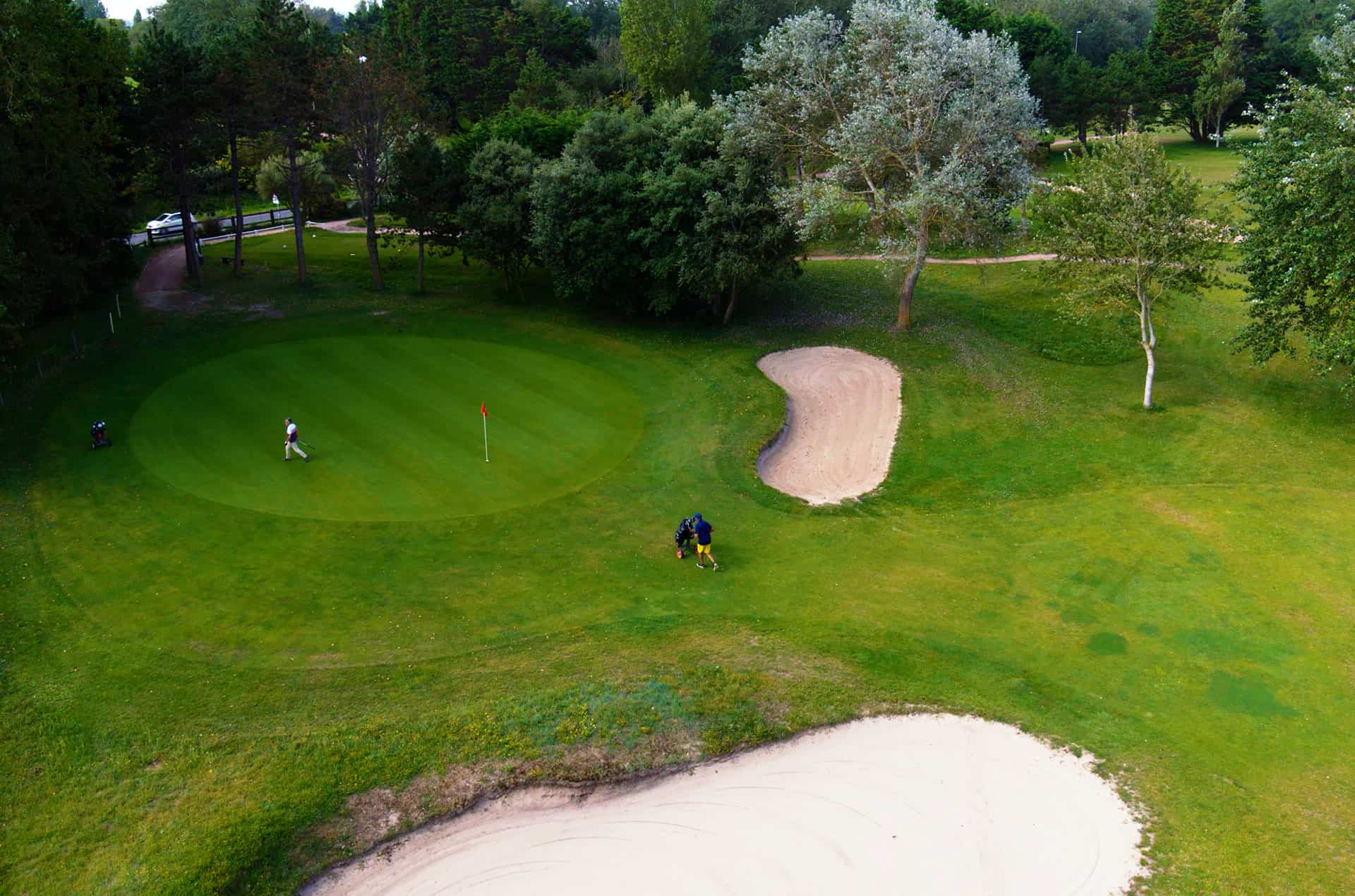 Vue sur le golf attenant à la résidence de vacances Goélia Green Panorama à Cabourg Vue sur le golf attenant à la résidence de vacances Goélia Green Panorama à Cabourg