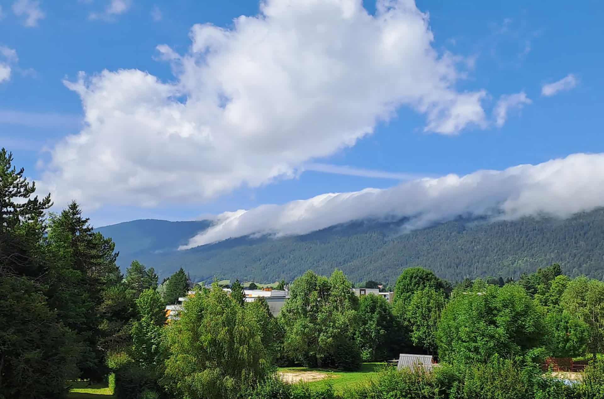 Example of a view from the Goélia le Sornin holiday residence in Autrans en Vercors Example of a view from the Goélia le Sornin holiday residence in Autrans en Vercors