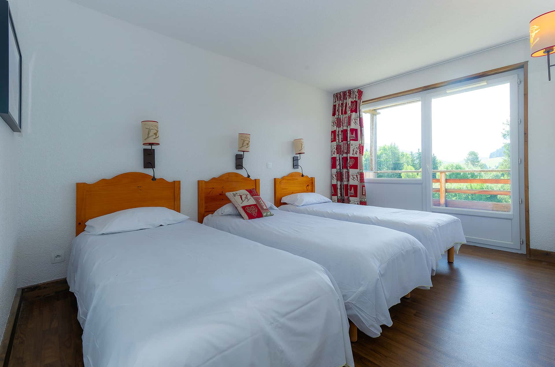 Example of a room in the Le Sornin holiday residence at Autrans en Vercors in Isère Example of a room in the Le Sornin holiday residence at Autrans en Vercors in Isère