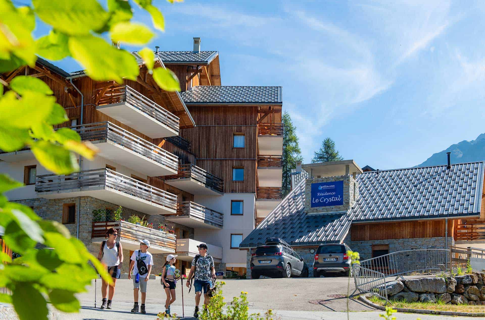 The Goélia Le Crystal holiday residence in Vaujany