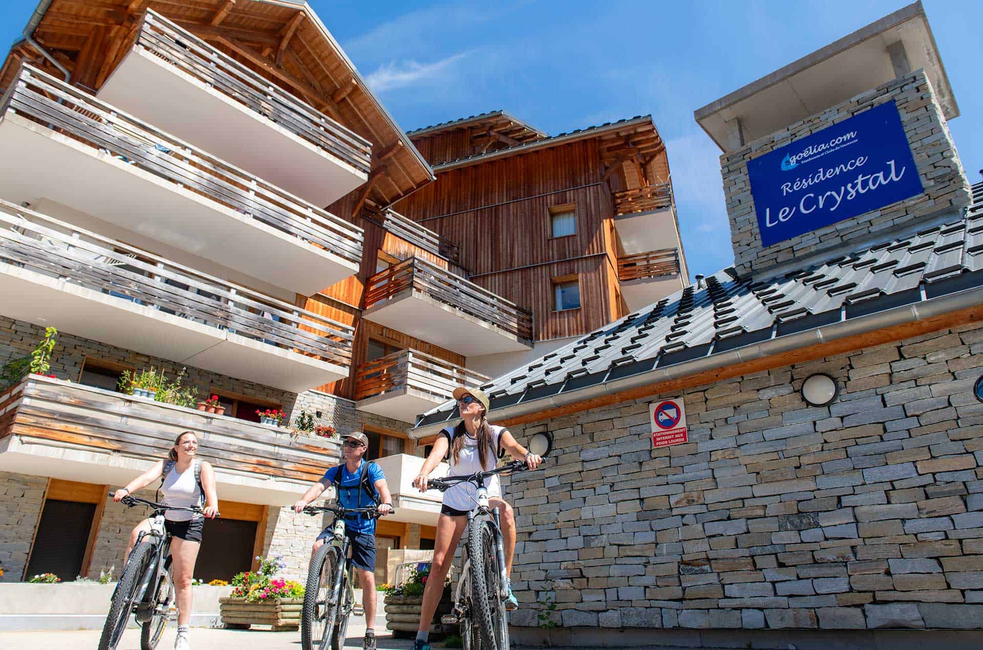 La résidence de vacances Goélia Le Crystal à Vaujany, près de l'Alpe d'Huez La résidence de vacances Goélia Le Crystal à Vaujany, près de l'Alpe d'Huez